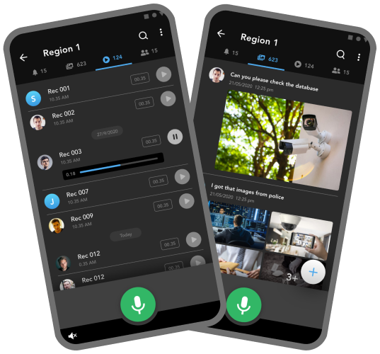 Sentra Push To Talk App Features